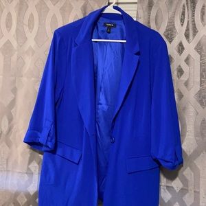 Torrid blue blazer